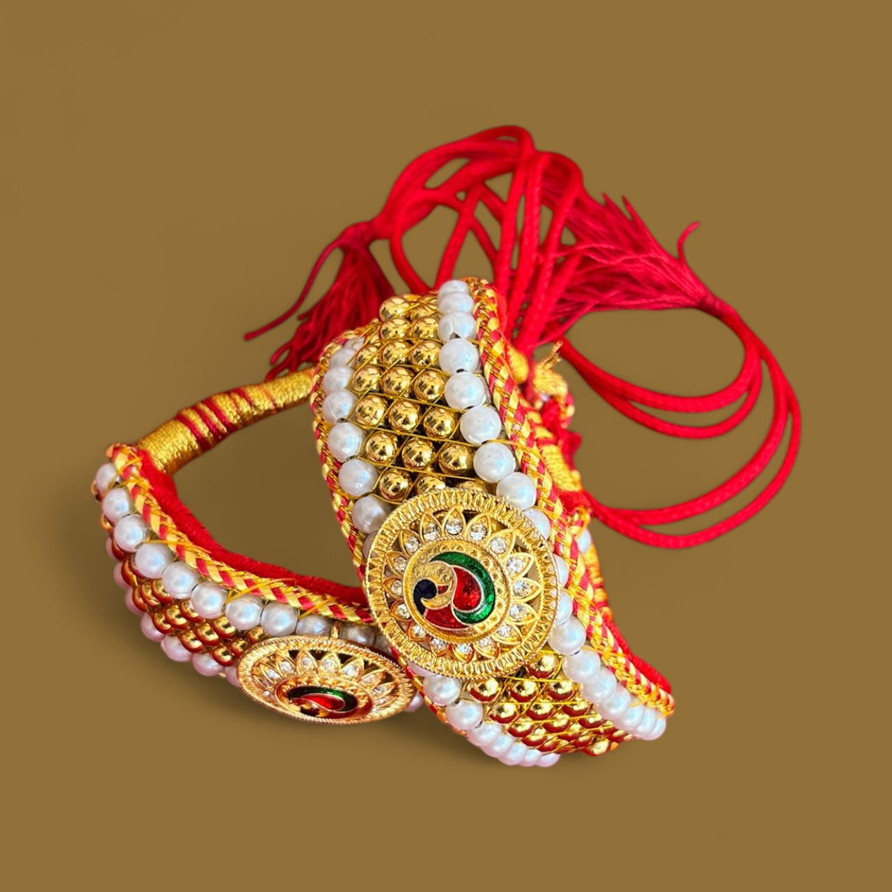 Rajasthani Rajputi Pochi Bangles - Armlets Set For Women