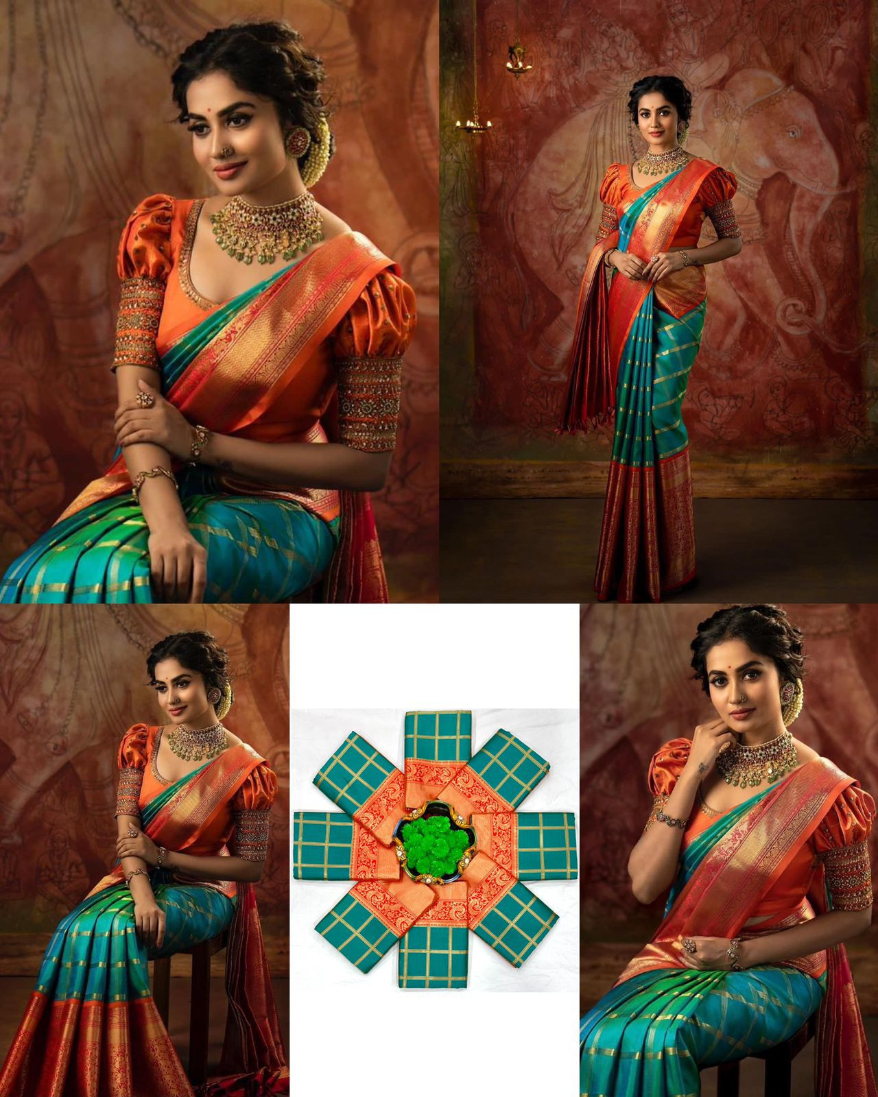 Beautiful Rich Pallu And Jacquard Work Soft Lichi Silk Saree