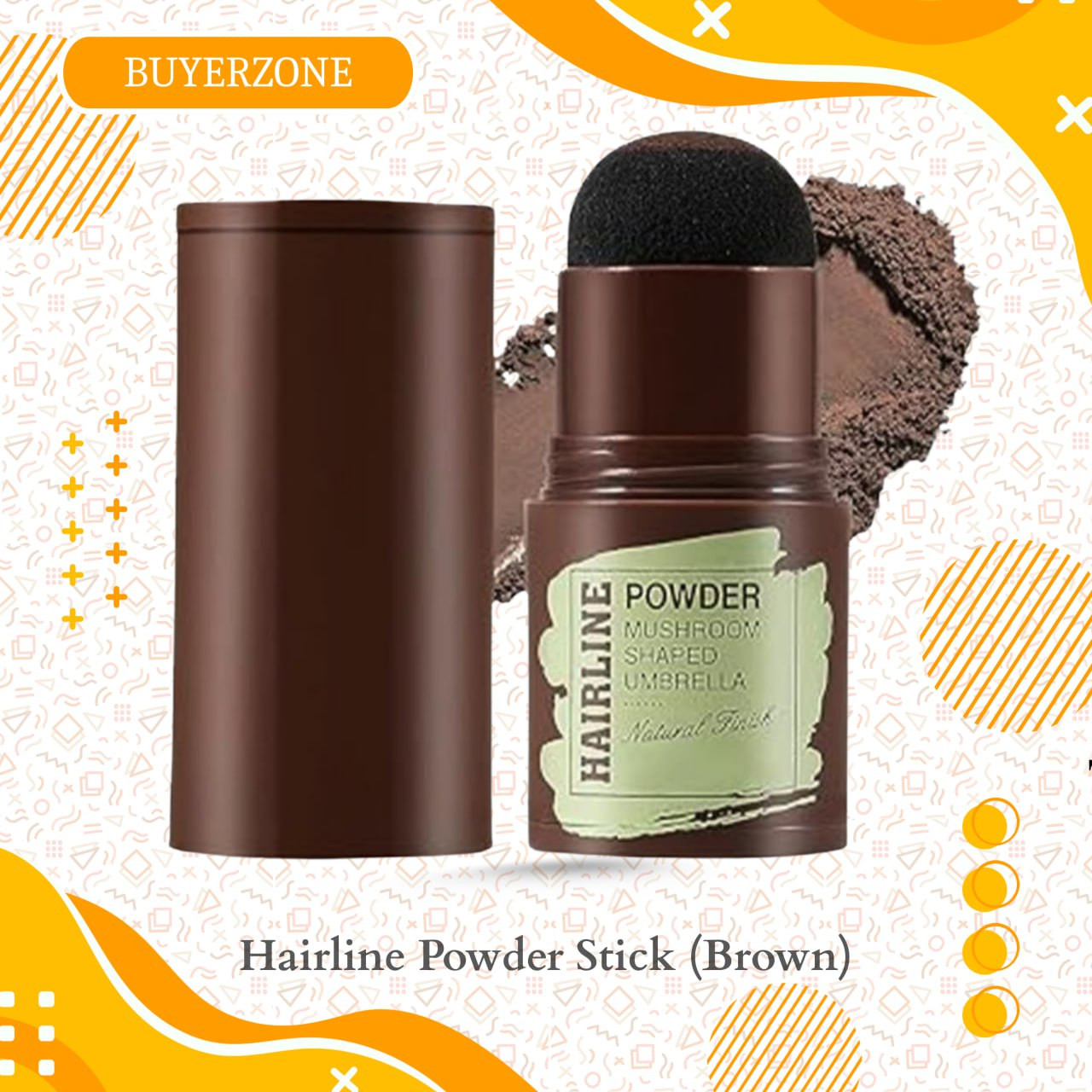 Natural Coverage Hair Concealer Stick - Root Touch-Up & Gray Blending