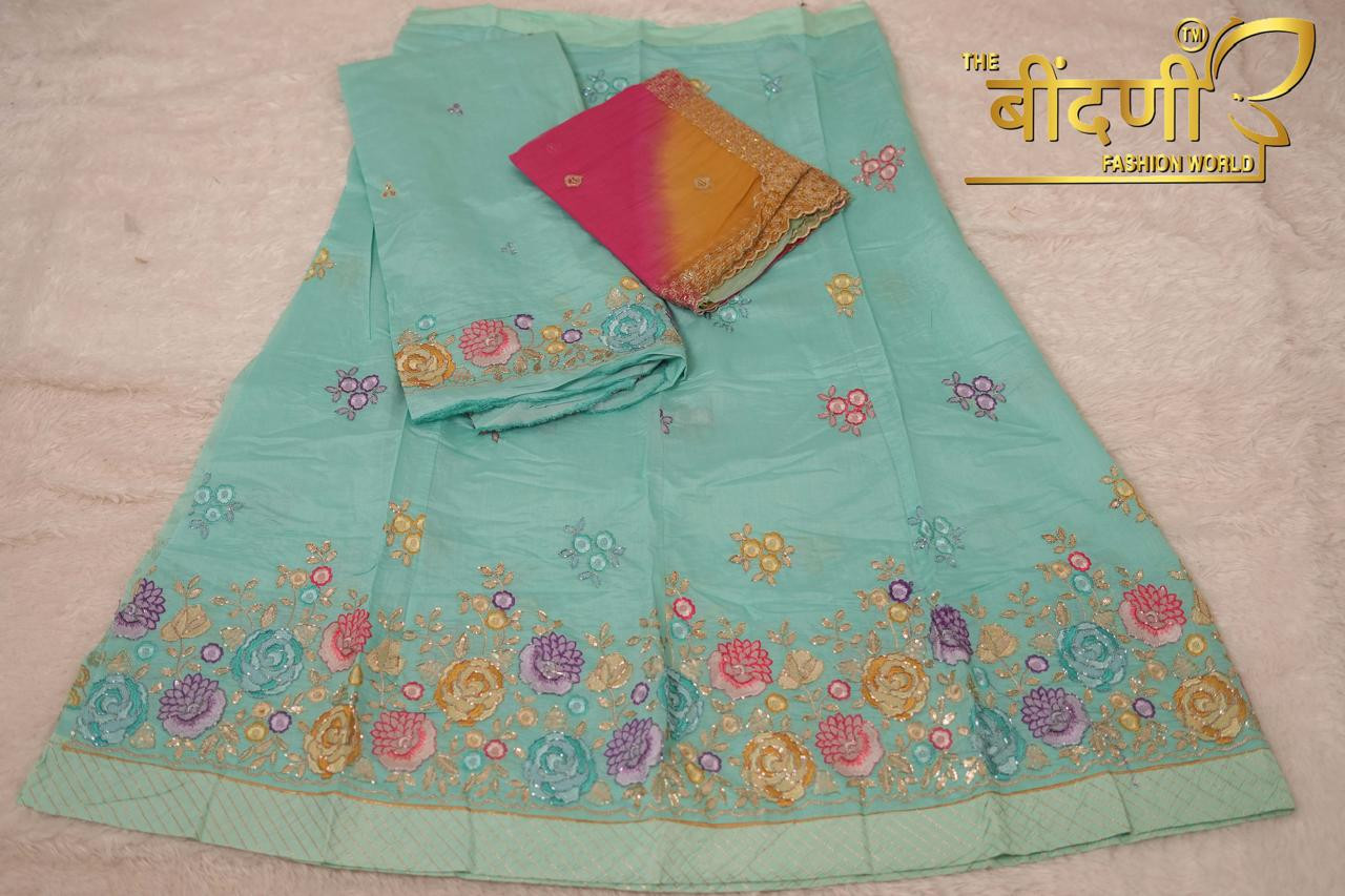 Chanderi Silk Rajputi Poshak – Elegant Partywear Collection Stay on Trend