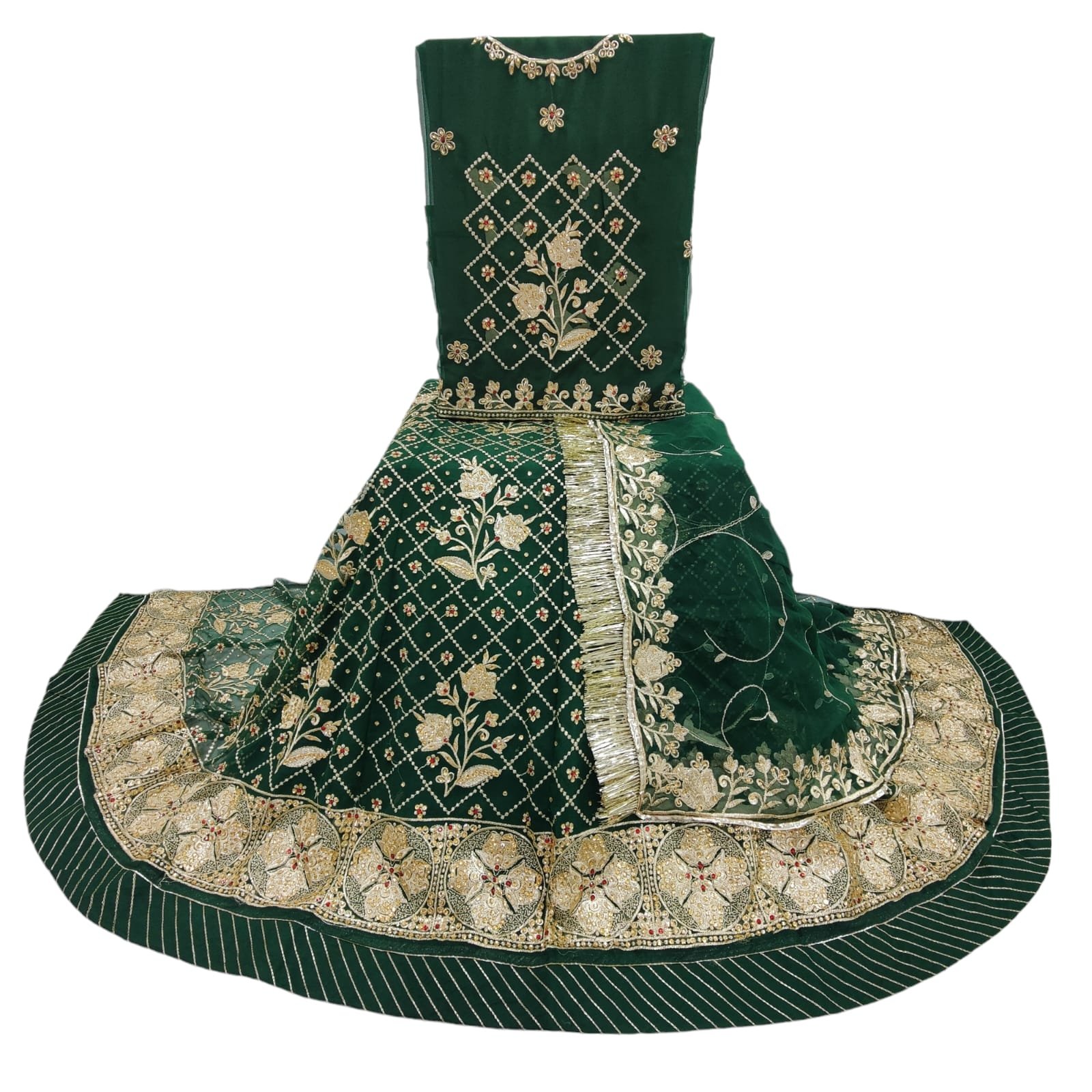 Heavy Royal Georgette New Rajputi Poshak