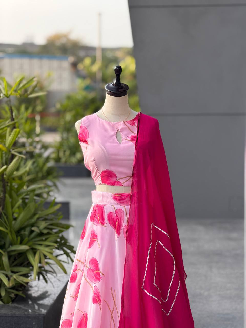Fully Stitched Designer Lehenga Choli with Dupatta (8 Meter Flair)
