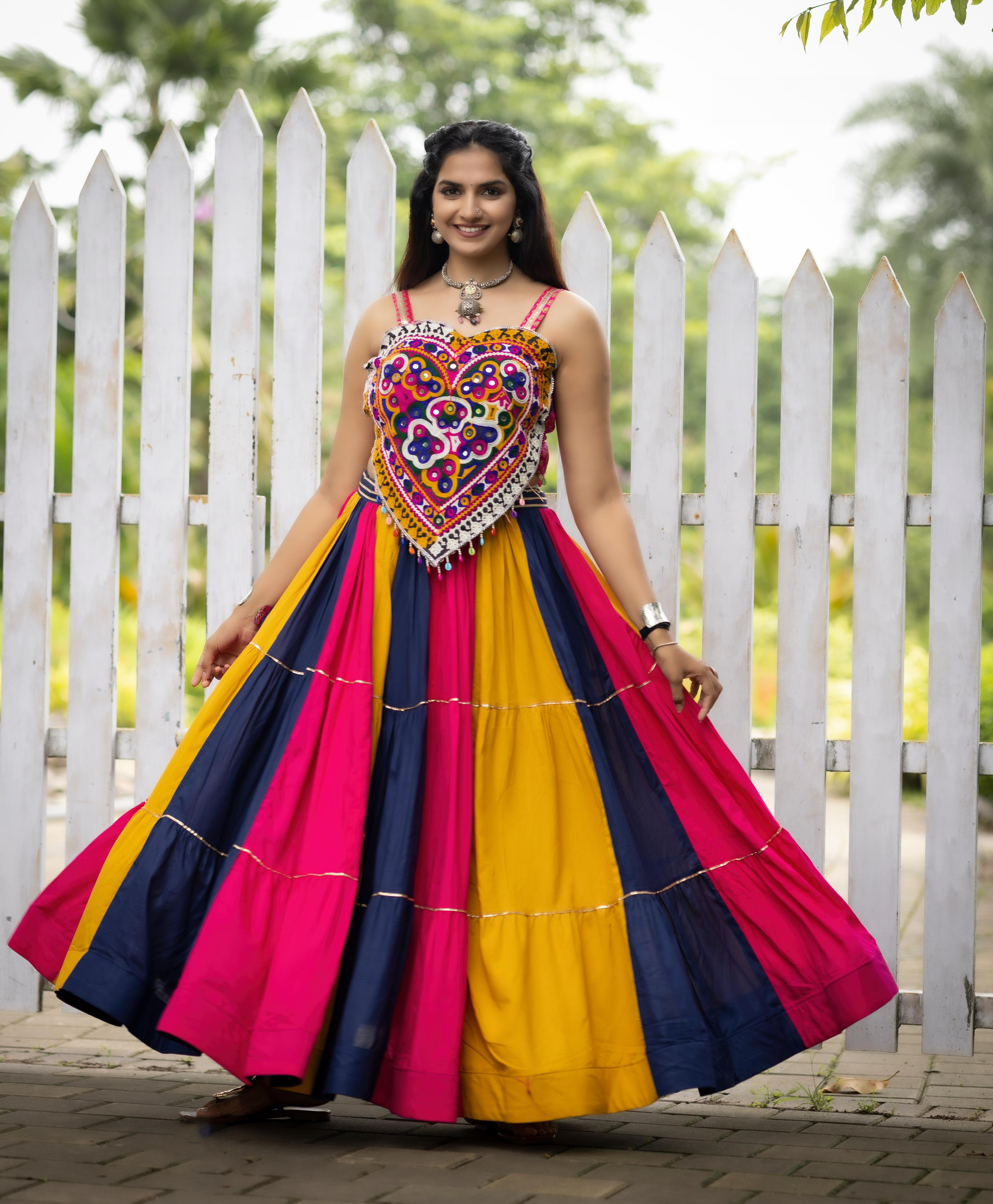 Ethnic Women Chaniya Choli Lehenga With Designer Blouse Set