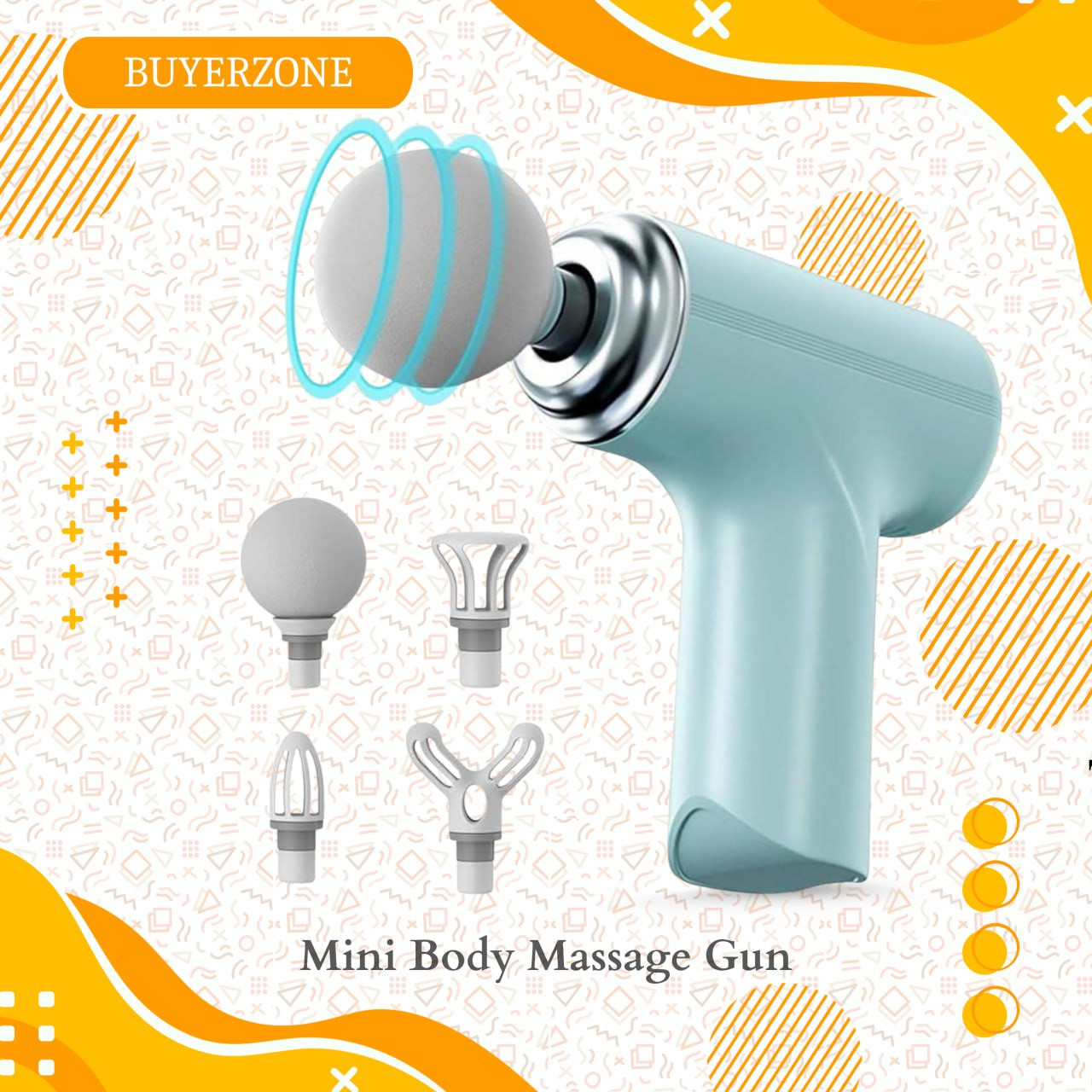 Mini Massage Gun MG-203: Deep Tissue Percussion Massager for Muscle Relief