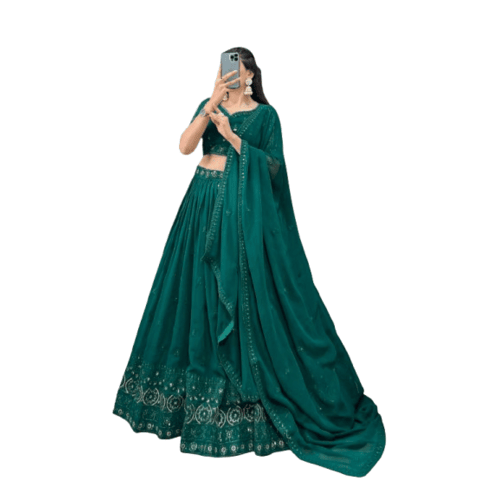 Lehenga choli with dupatta for women