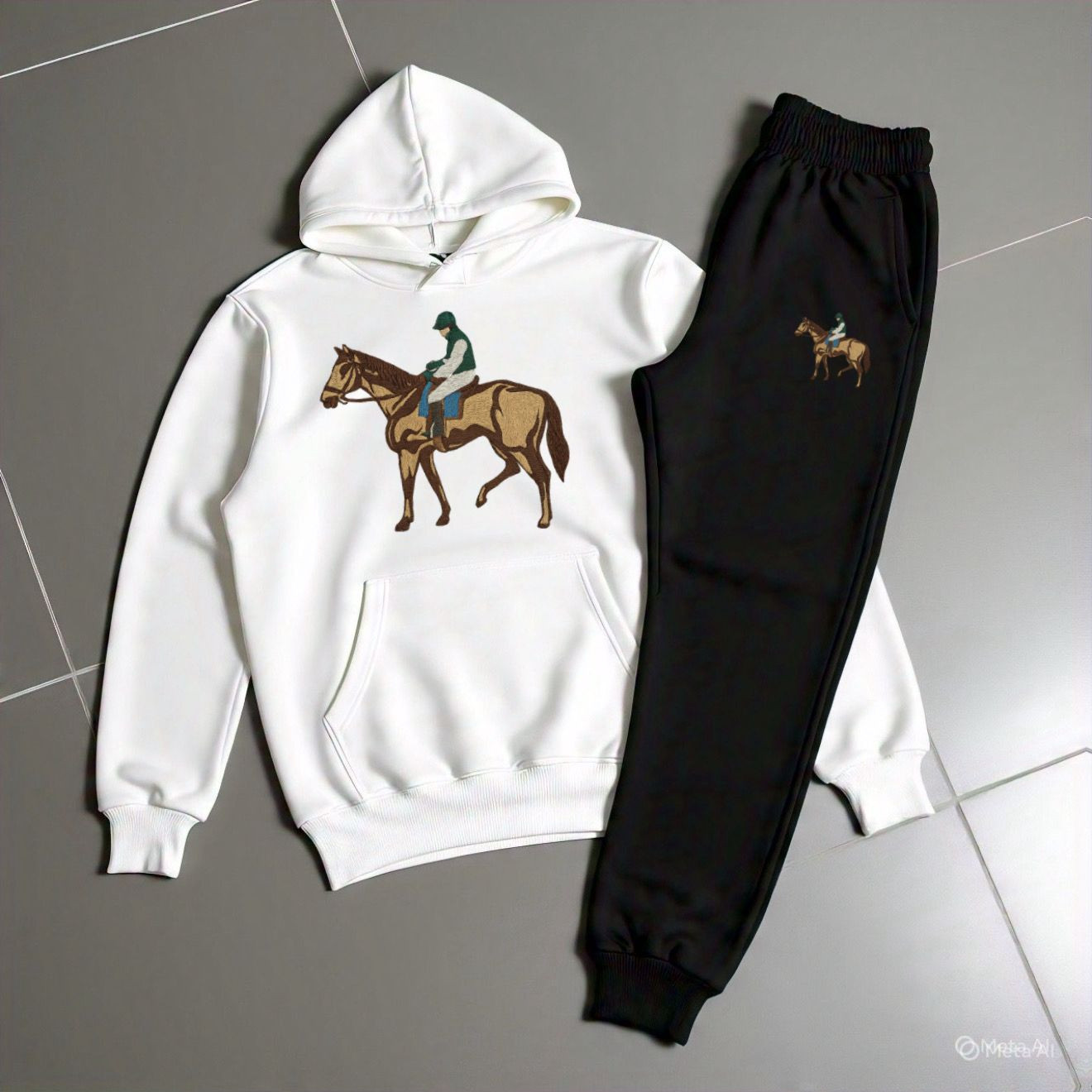 Full Warm Polo Premium Winter Tracksuit Set