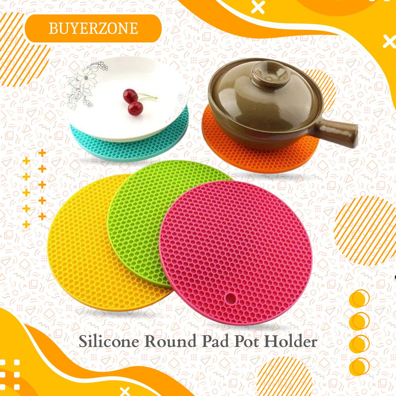 Silicone pot Holder