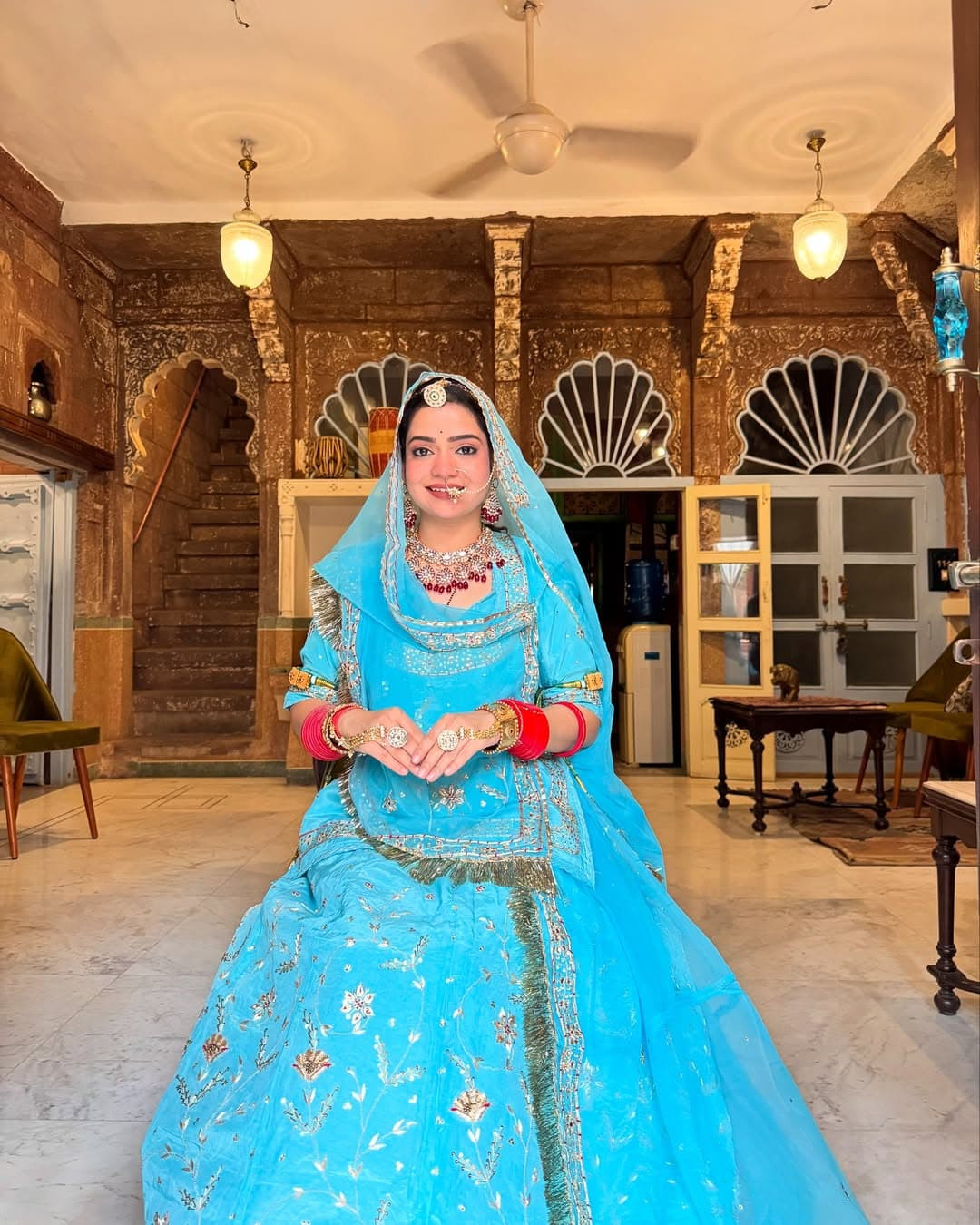 Rajasthani Traditional Lehenga Choli Set for Women