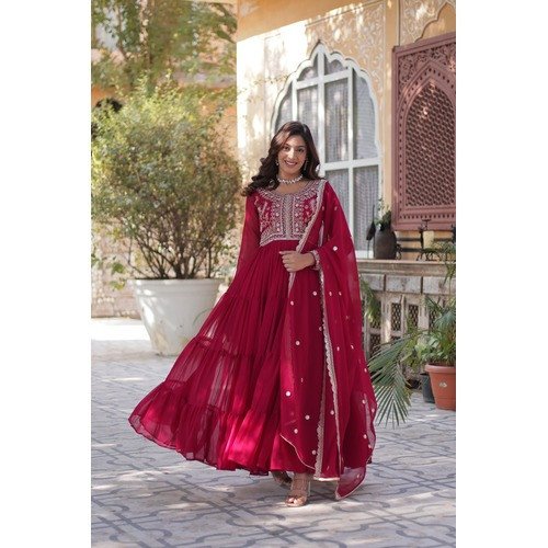 PREMIUM DESIGNER READYMADE GOWN DUPATTA COLLECTIONS FOR WOMEN