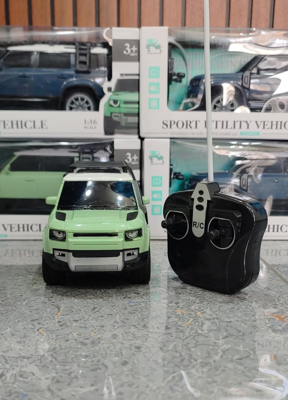 "Land Rover Defender Remote-Controlled Car: Rugged Off-Road Power in Miniature"