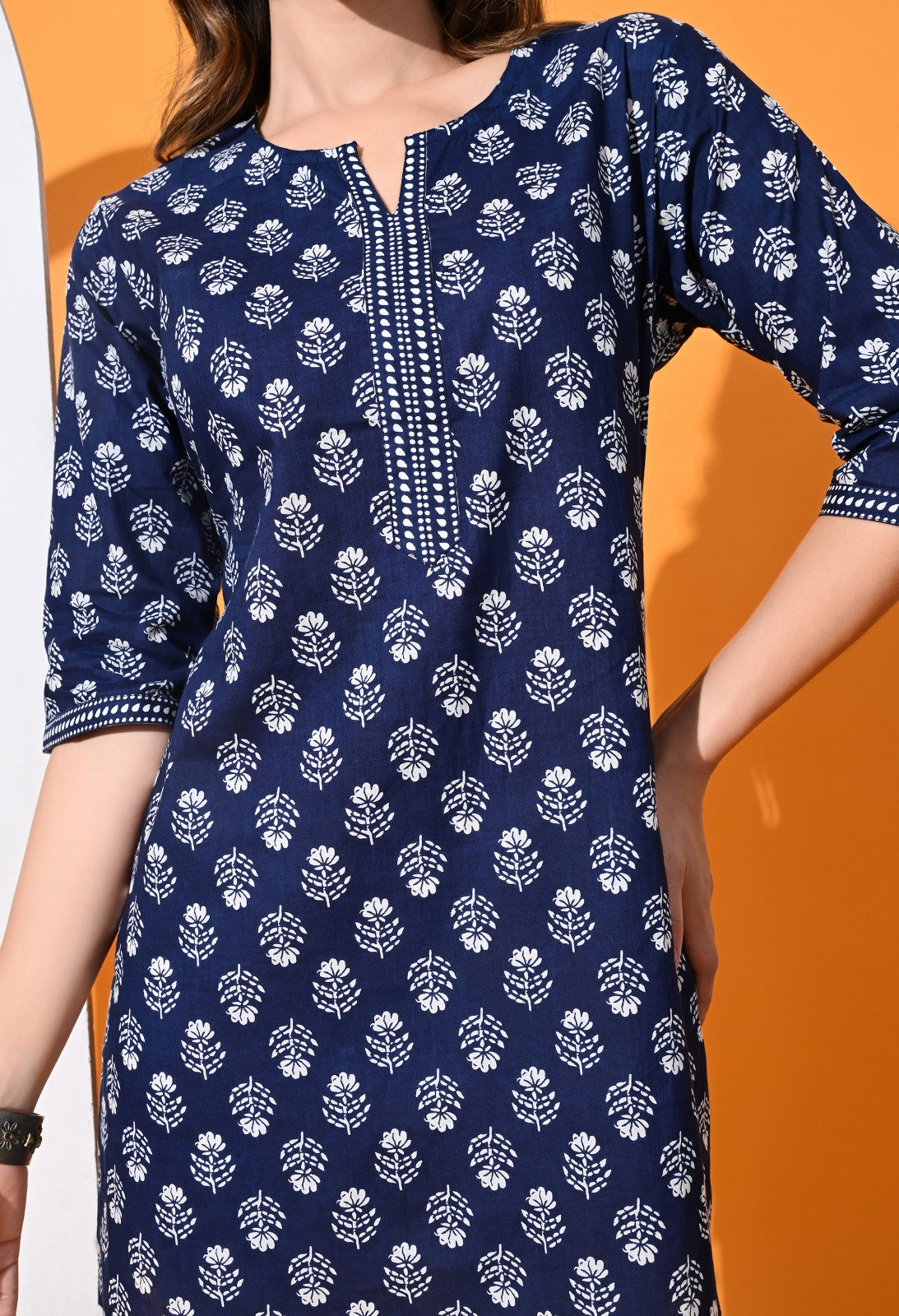 Women’s Cotton Short  Kurti Printed & Comfortable