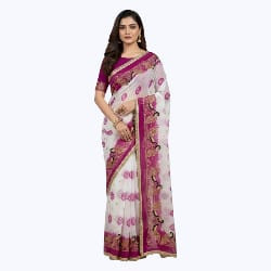 Premium Faganiya Royal Georgette Saree with Elegant Sequence Work