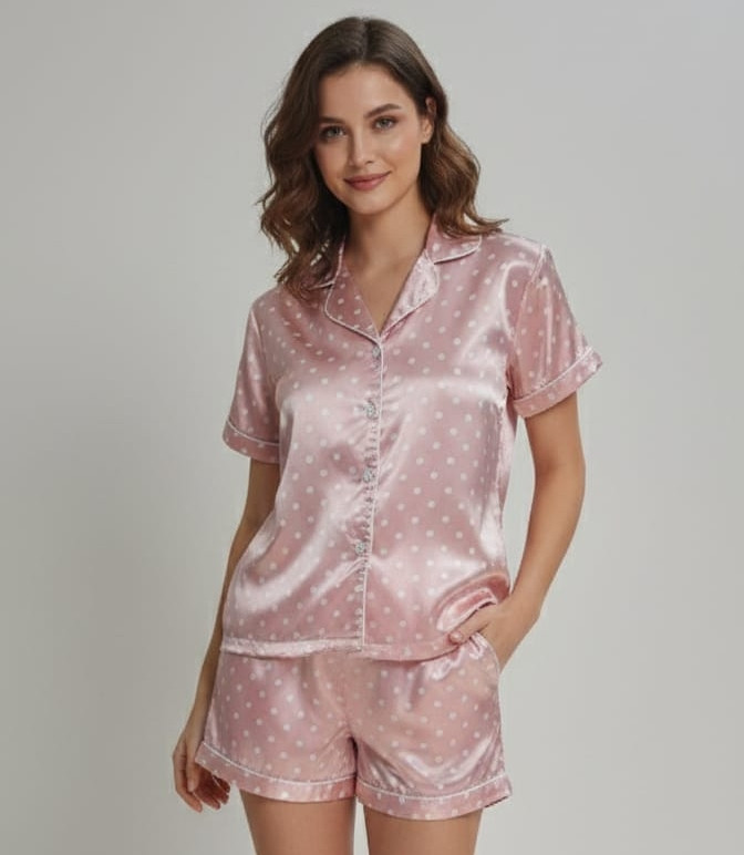 Sleep Bright Nightwear Outfit Satin