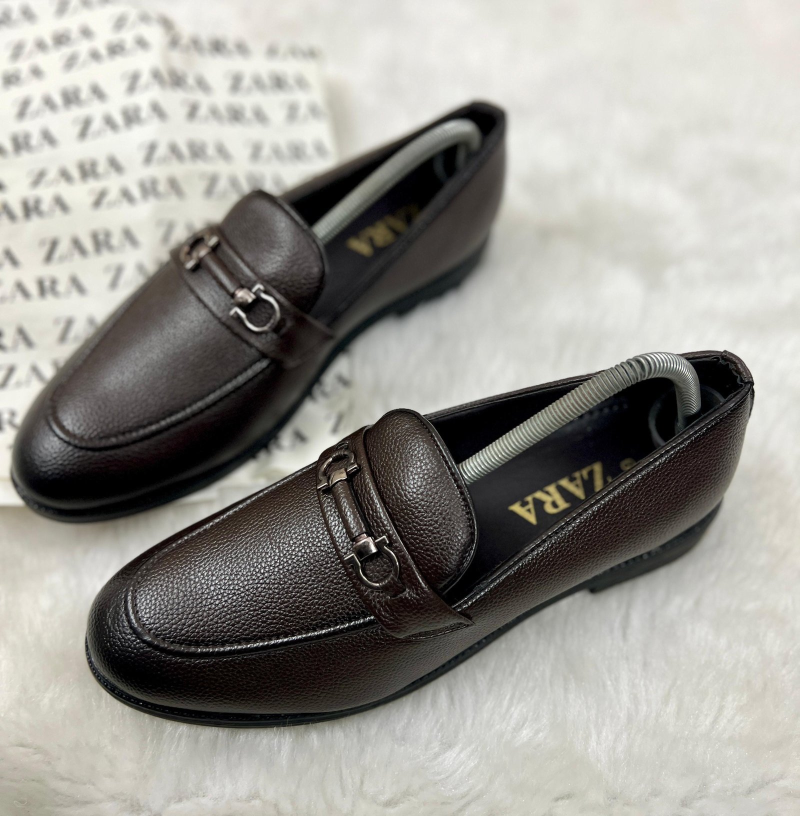 Zara Men's patent Loafers