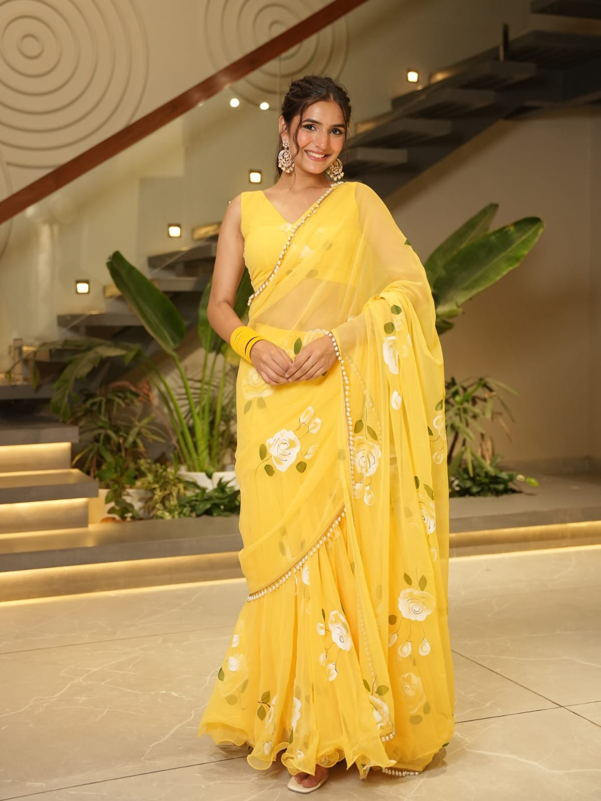 Ruffle Lehenga Saree
