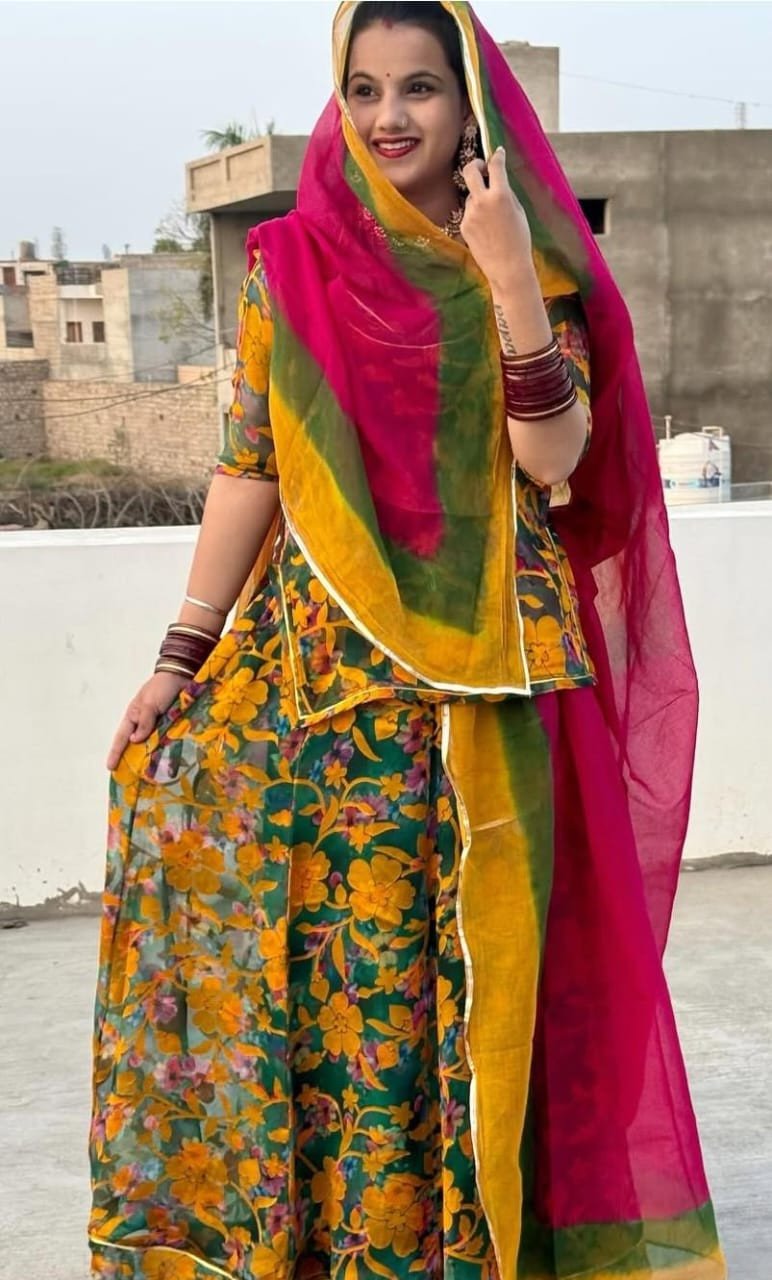 WOMEN DAILY WEAR PRINTED RAJPUTI SUIT