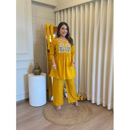 Chic & Classy Office Wear Pant-Top Set