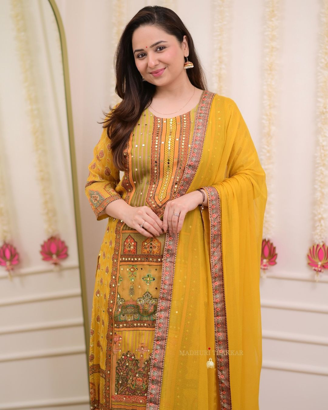 Digital Print Kurta Pant With Dupatta Set For Women