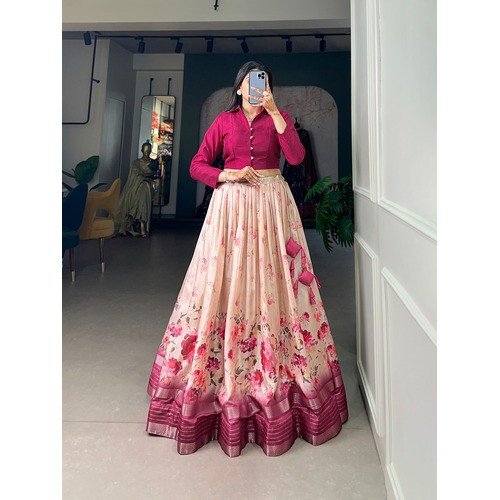 Tradition the modern charm of floral prints  Lehenga Set For Women