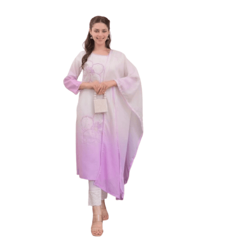 Stitchied suit set for women