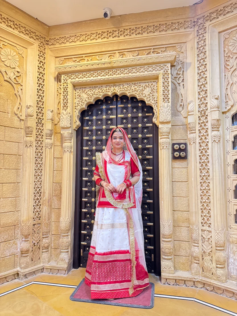 Rajwadi Fagunia Rajasthani Poshak