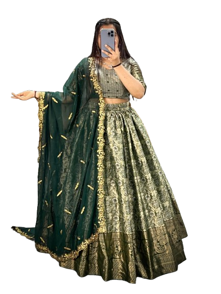 Silk chaniya choli set for women