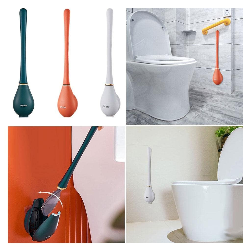 Silicone Toilet Brush with Holder