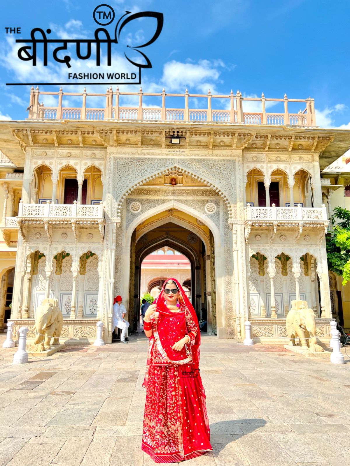 Satan Humrahi Red Colour Poshak With Glitter And Codding Work