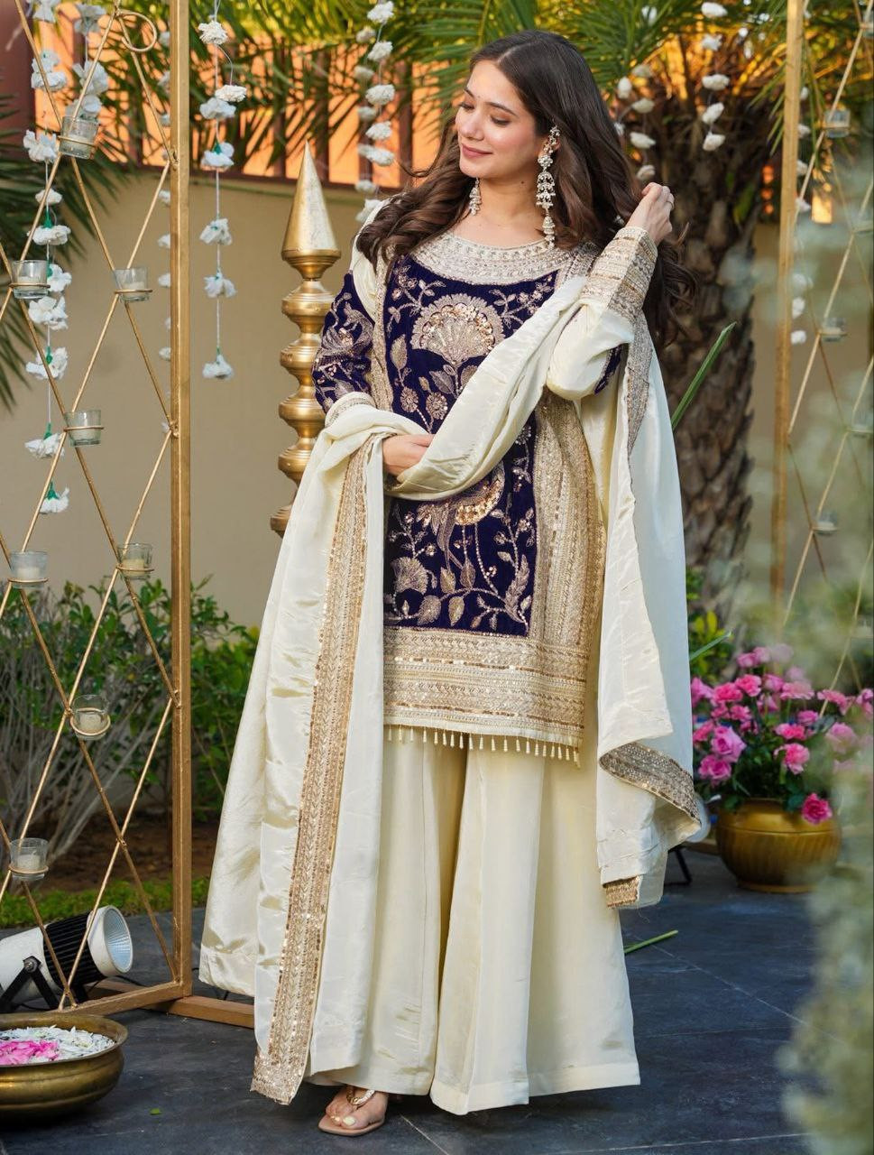Premium Bridal Kurta Palazzo Set – Eid Special Collection