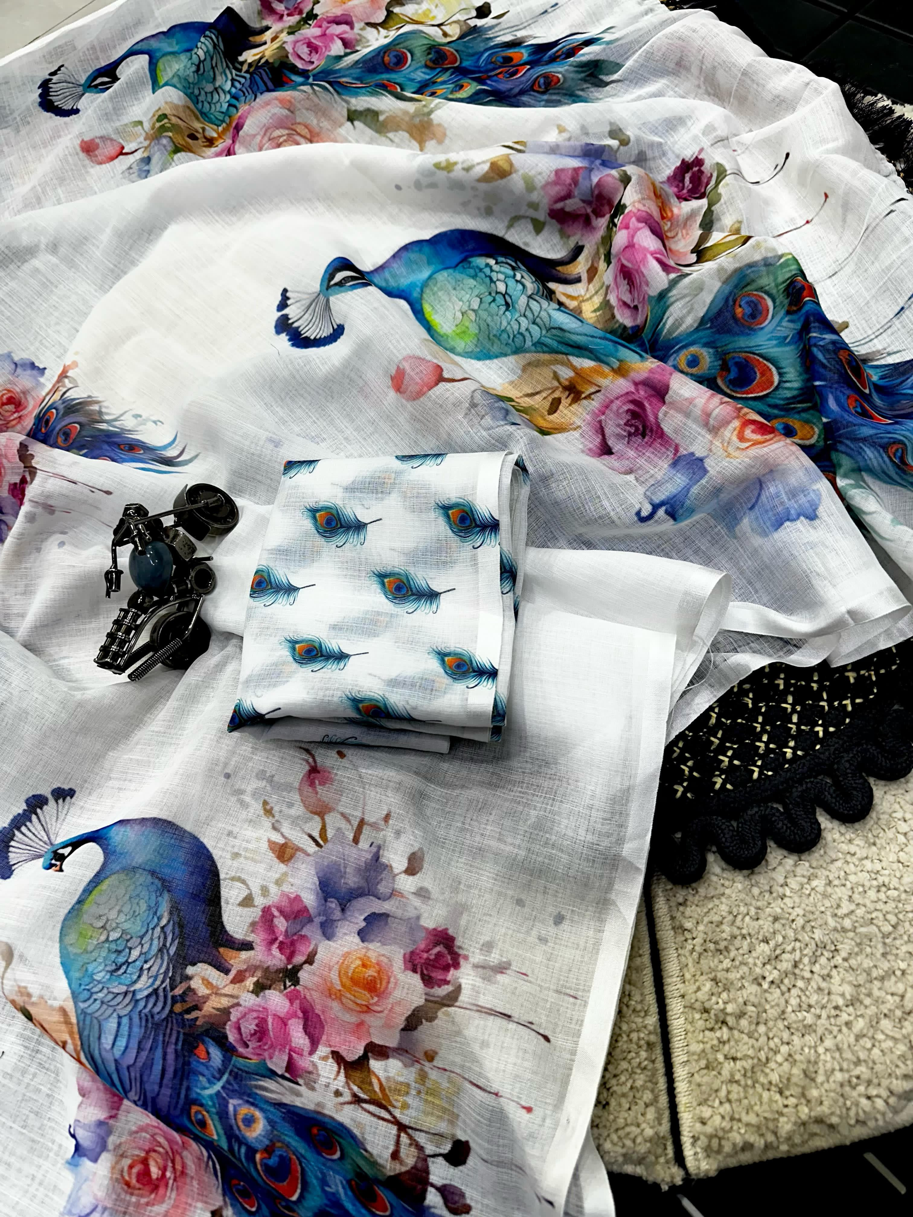 Beautyfull  Printed Saree  For Women