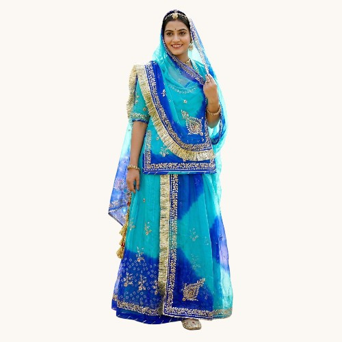 Premium Rajputi Poshak Semi-Stitched | Hamrahi Pure Fabric with Astar & Magji Finish