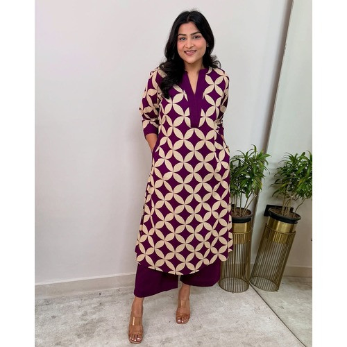 Pure Cotton Kurta Pant plazo