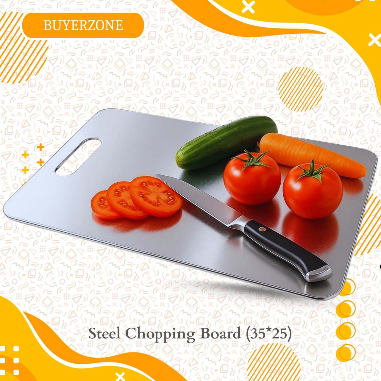 Steel Chopping Board