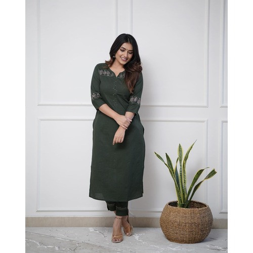 Elegant Kurti with Plazo Set for Women