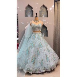 Beautiful Real Mirror Work Lehenga with Can-Can & Canvas Layers – Glamorous Heavy Organza Silk Set