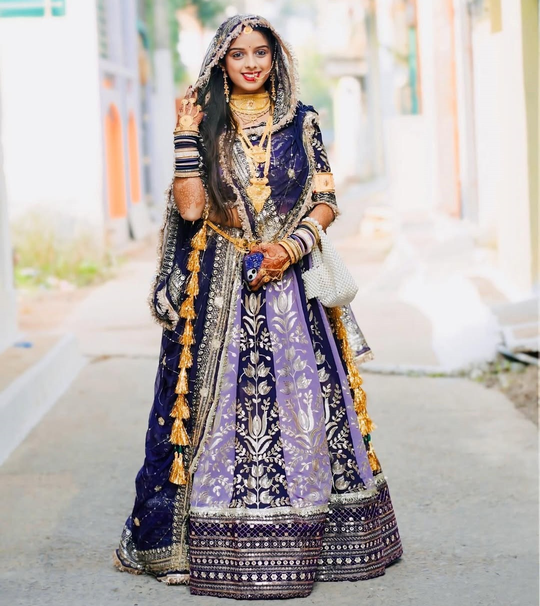 Botique Range Heavy Gher Lehenga Rajasthani Poshak