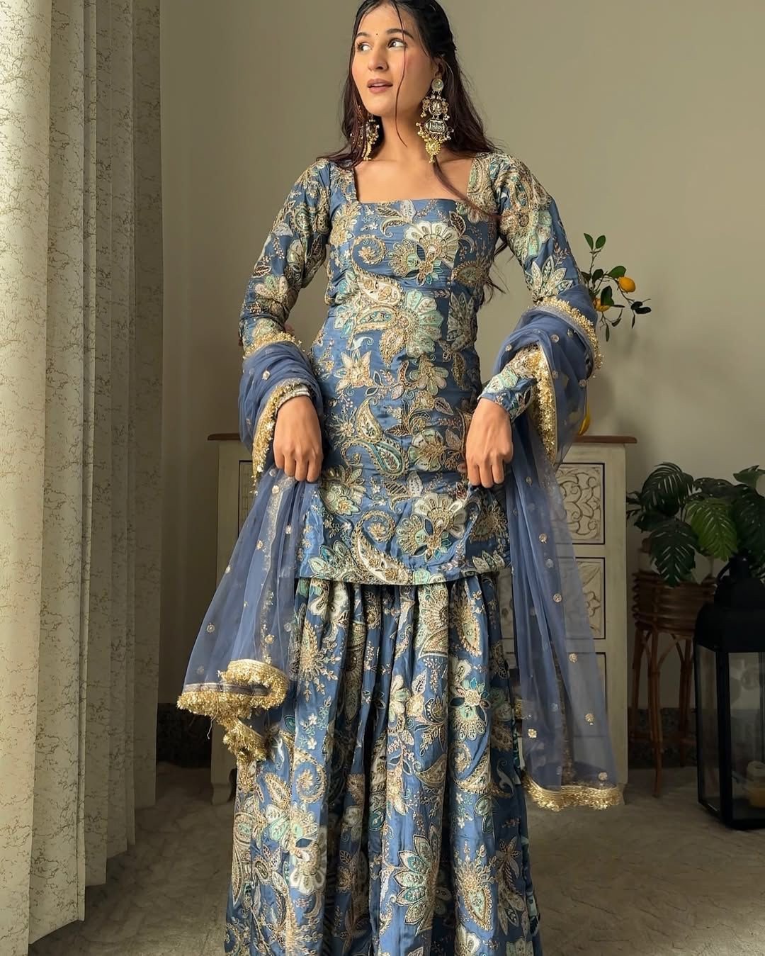 WOMEN PARTY WEAR SHARARA