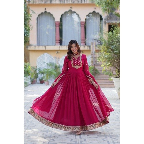 Elegant Gown with Dupatta Collections For Women