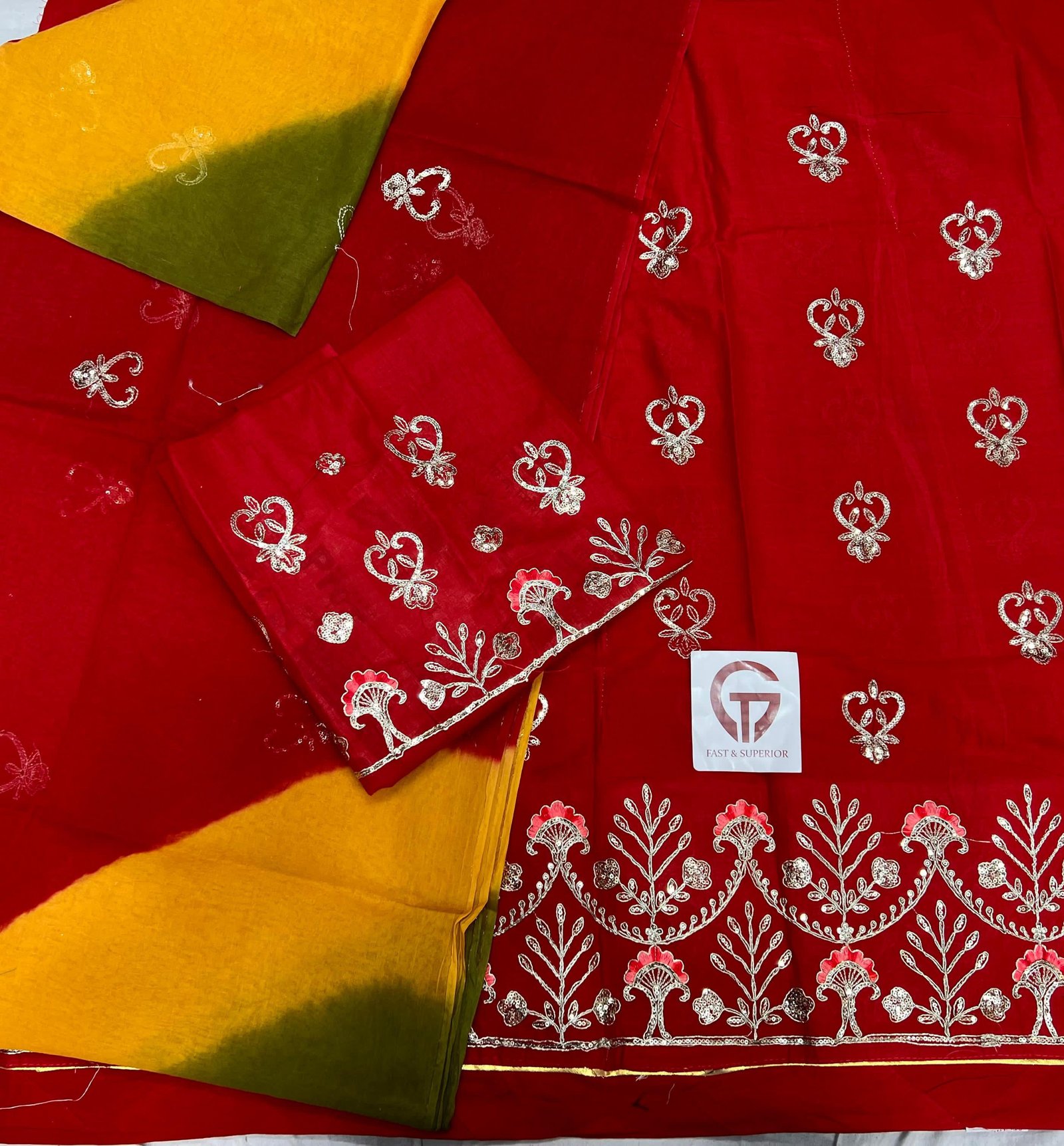 BEST QUALITY NEW DESIGN NEW WORK LATEST WEDDING  RAJPUTI SUIT