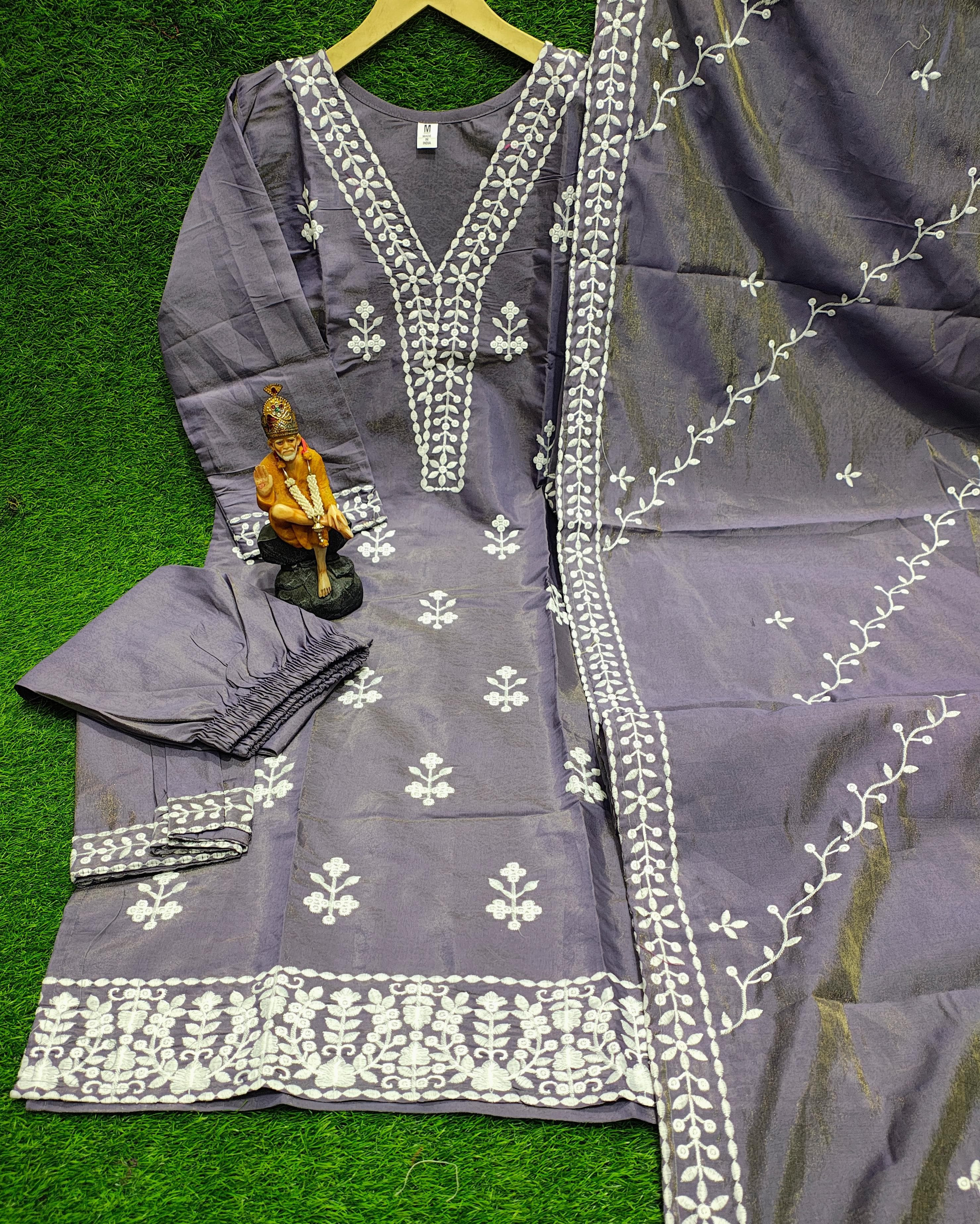 Designer Festive wear Kurti Pant And Duppta  Set