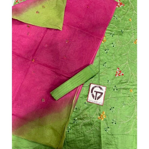Traditional Rajasthani Fabrc Partywear Outfit Cotton Rajputi Poshak for Women