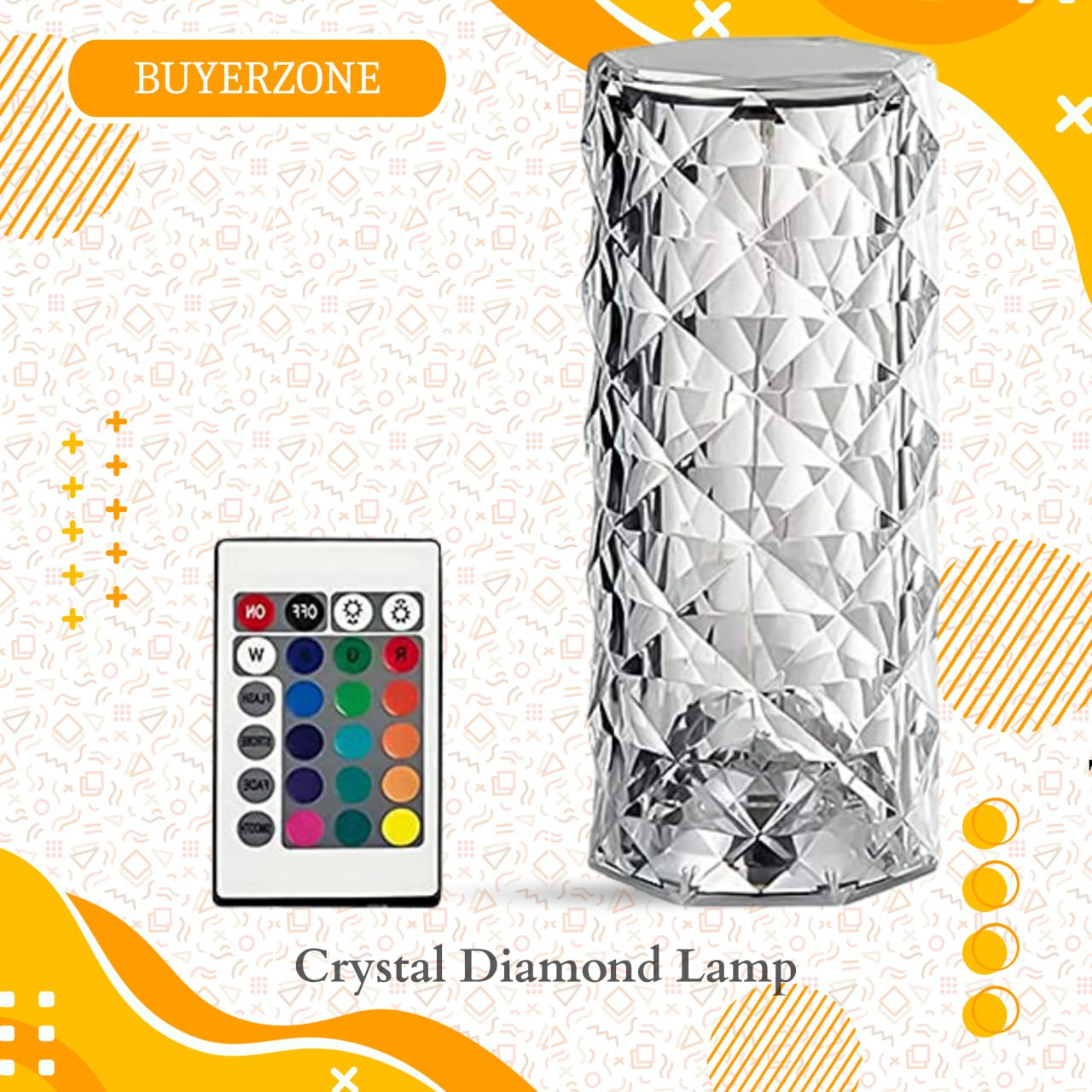 Crystal diamond table lamp(Big Size)