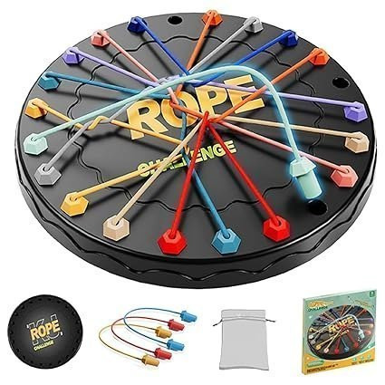 ROPE GAME: Interactive Indoor Outdoor Activity Toy for Kids & Families