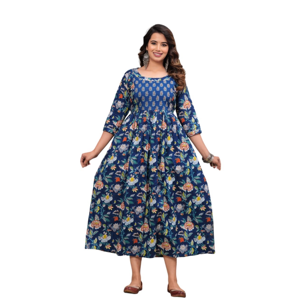 Latest Printed Maternity Feeding Kurti For Women