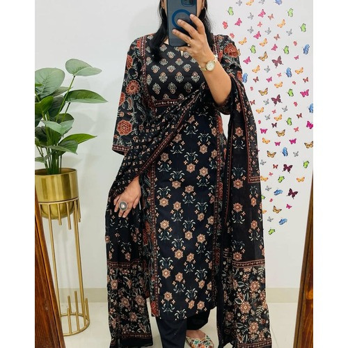 Daily & Festive Wear Premium Cotton Kurti with Pant