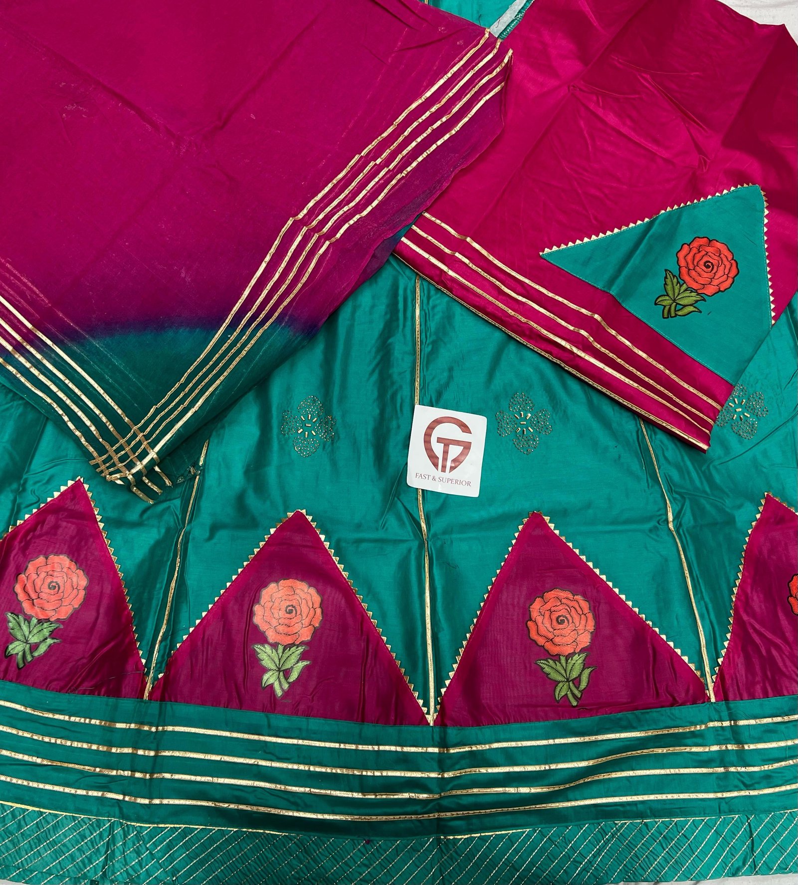 NEW DESIGN NEW WORK LATEST BOTIQE WORK COTTON RAJPUTI POSHAK