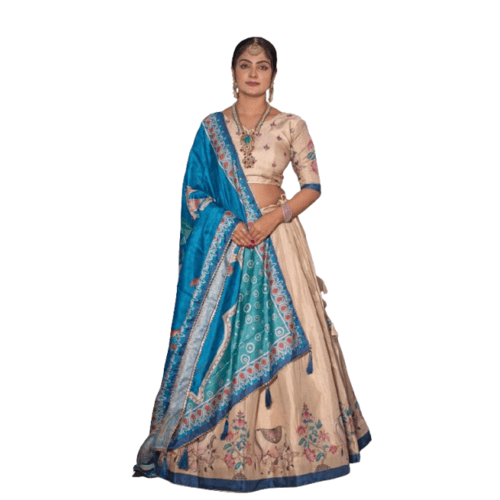 Chakli popat lehenga for women