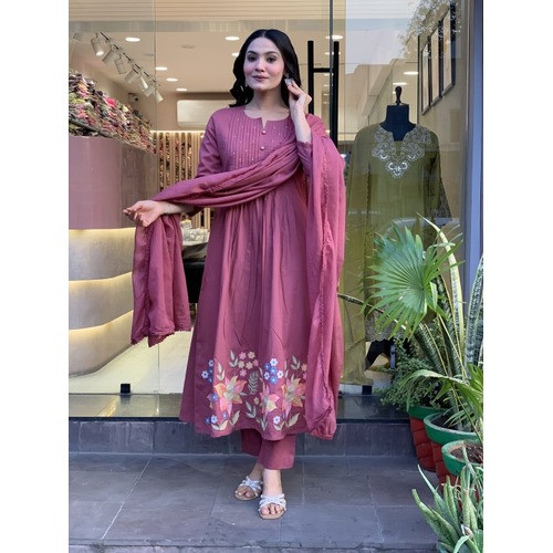 Anarkali Suit Set in Cotton