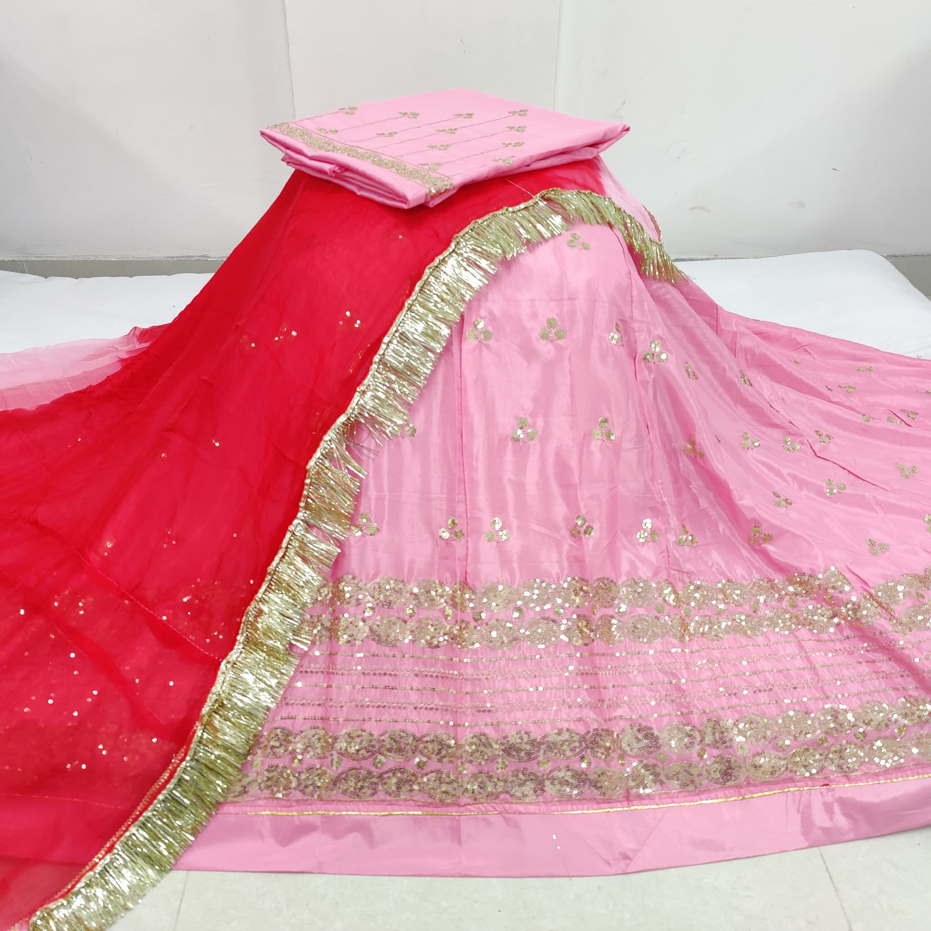 Heavy Crep Rajputi Dress