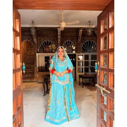 Rajasthani Traditional Lehenga Choli Set for Women
